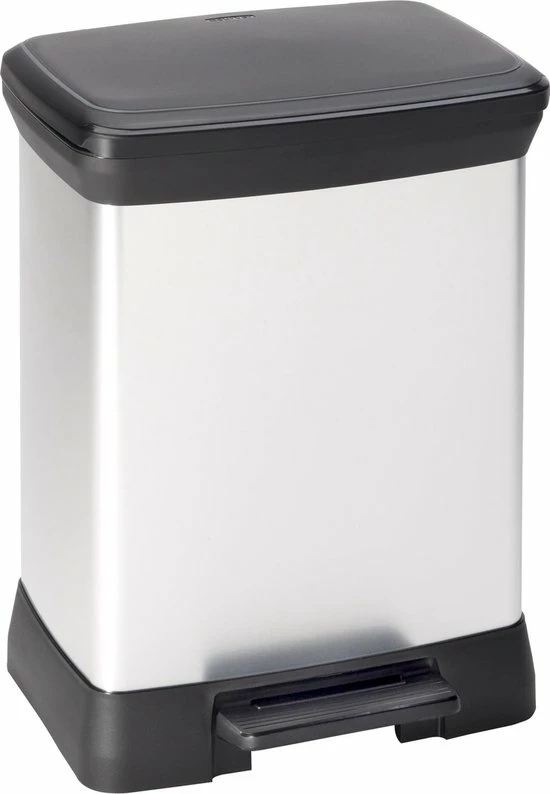 Aanbiedingen 🔔 Curver Decobin Prullenbak - Rechthoekig - 30L - Metallic - Recycled Kunststof ⌛ 1 Aanbiedingen 🔔 Curver Decobin Prullenbak - Rechthoekig - 30L - Metallic - Recycled Kunststof ⌛