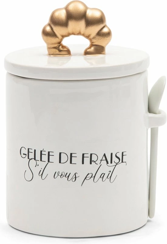 Promo π Riviera Maison Voorraad Pot Deksel - Le Patisserie Storage Jar - Wit - Maat S 𧨠1 Promo π Riviera Maison Voorraad Pot Deksel - Le Patisserie Storage Jar - Wit - Maat S π§¨