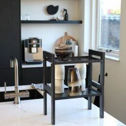 Nieuw 🔔 Clear Living Keuken Organizer - Aanrecht Organizer - Bureau Organizer - Kruidenrek - Etagere - Gootsteen Organizer - Keukenkast Organizer - Metaal - Zwart 🤩 -Bosch verkoop 550x825 19