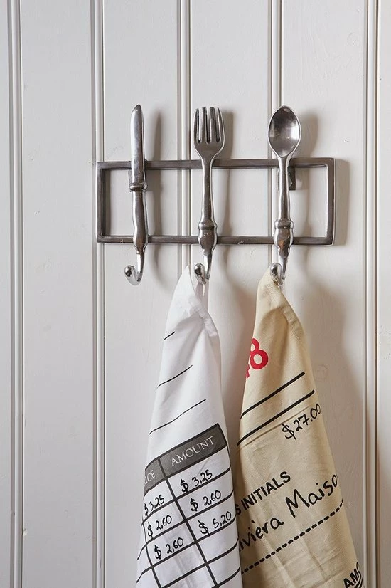 Promo βοΈ Riviera Maison Handdoekhaakjes - Kitchen Cutlery Hook - Zilver π₯ 5 Promo βοΈ Riviera Maison Handdoekhaakjes - Kitchen Cutlery Hook - Zilver π₯ - Afbeelding 5