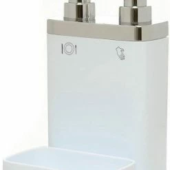 Aanbiedingen 🎁 Primanova Gootsteenorganizer - Viva Keuken Zeepdispenser Met Sponshouder | Wit 👍