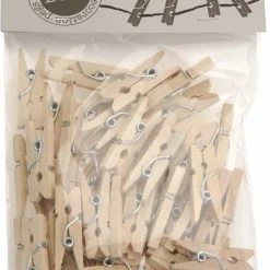 Beste deal 🔔 Deco Miniknijpers Hout 25mm 50 Stuks In Zak 😀